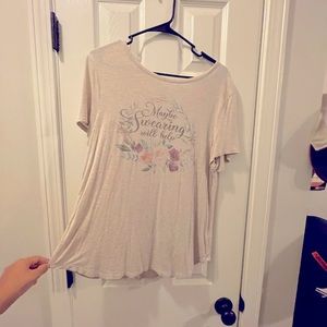 Shirt with woven cover